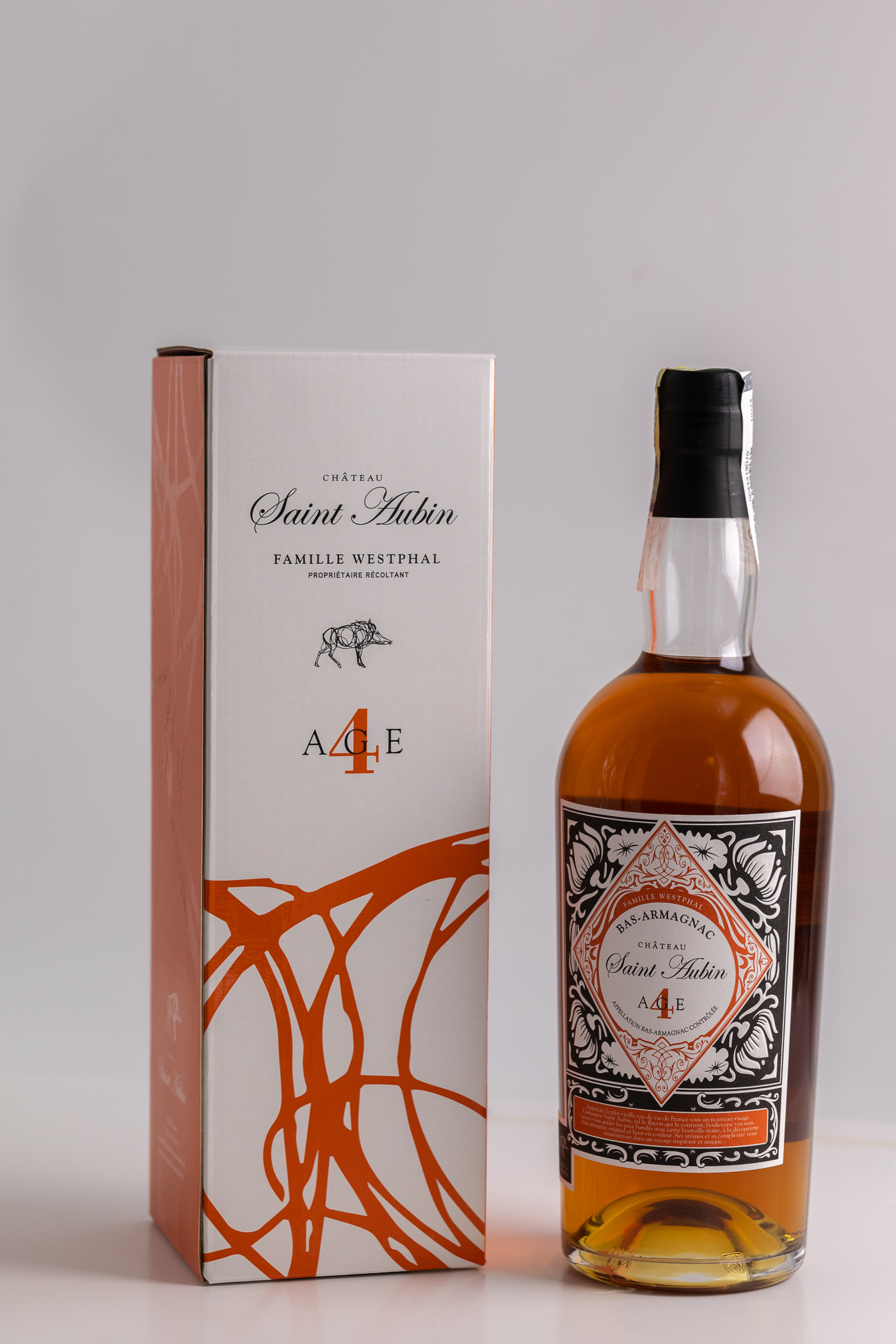 Bas Armagnac Saint Aubin Age 4 SAS Saint-Aubin - Сеть винных магазинов Wine Gallery 